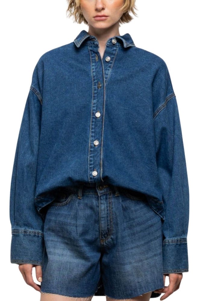 Camicia over di jeans Cassandra - YES SHOPCamicieGOD SAVE DENIMCASSANDRA-XXS1175448182771
