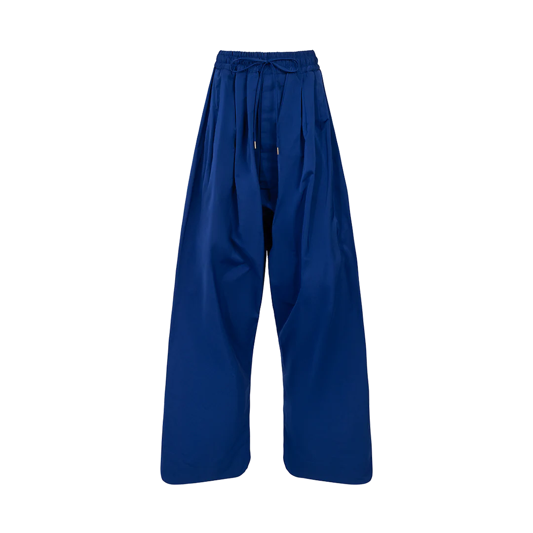 Pantalone Blimp con Coulisse Blu Elettrico