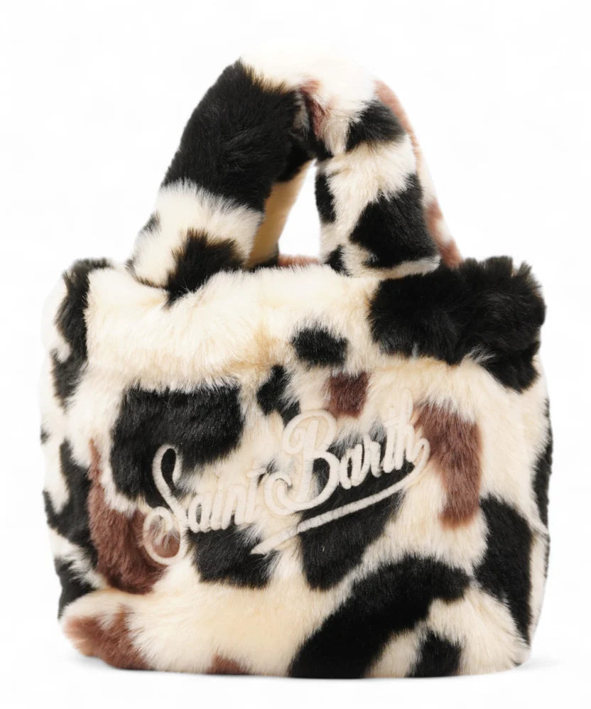 Borsa Vanity Mini Soft Fur Cow
