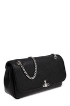 Borsa Chain Crossbody Purse in saffiano nera e argento - YES SHOPBorse crossbodyVIVIENNE WESTWOOD5C01000XW-S0021/N401-Taglia unica3798349676771