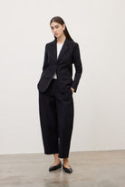 Pantalone baloon nero con elastico in vita - YES SHOPPantaloniOTTOD'AMEDP0021-IT 348930711323771