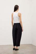 Pantalone baloon nero con elastico in vita - YES SHOPPantaloniOTTOD'AMEDP0021-IT 348930711323771