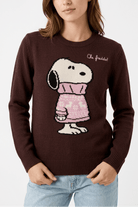 Maglione New Queen marrone Snoopy "che freddo!" - YES SHOPMaglioniMC2 SAINT BARTHQUE0010/01774M-6