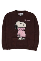 Maglione New Queen marrone Snoopy "che freddo!" - YES SHOPMaglioniMC2 SAINT BARTHQUE0010/01774M-6