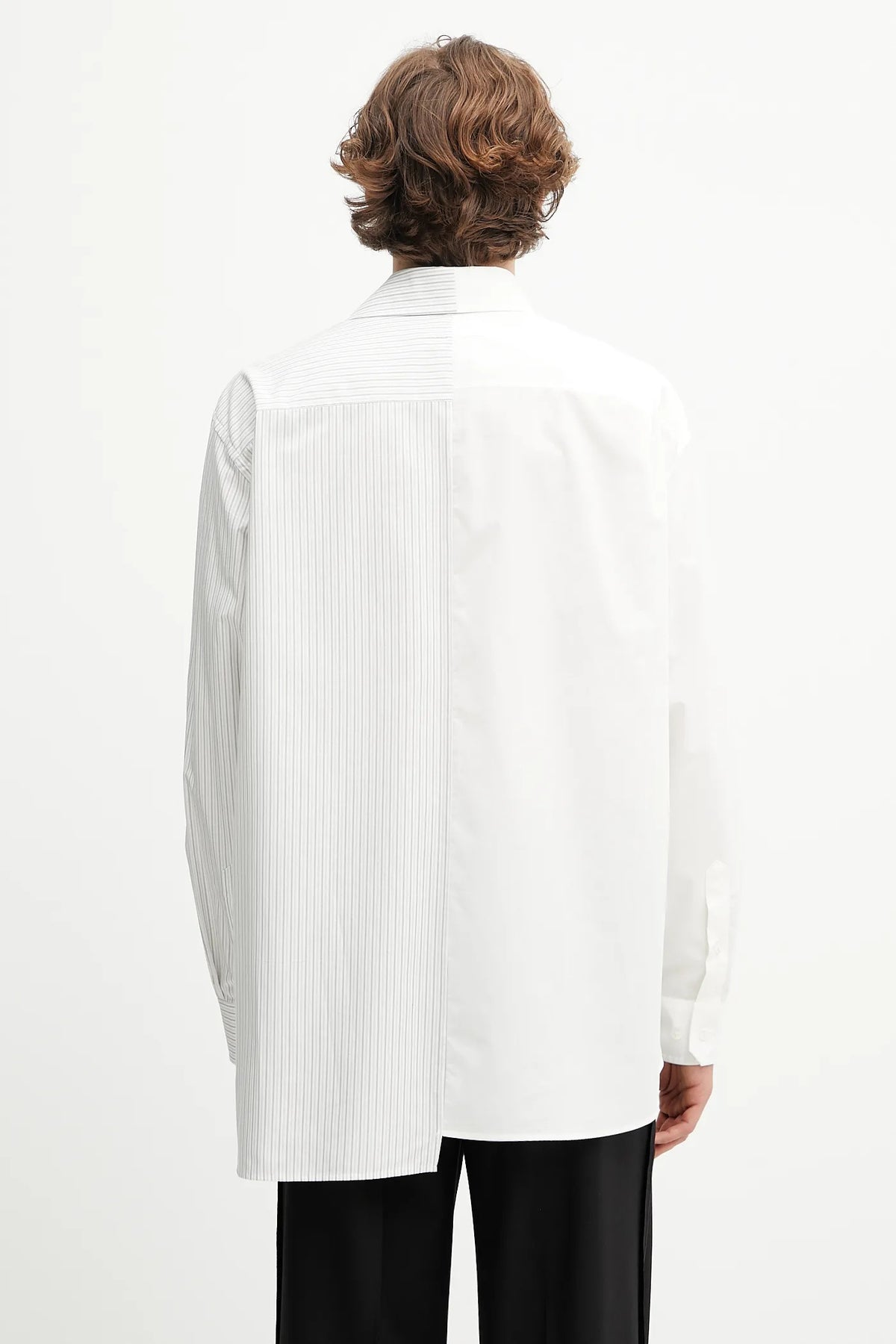 Camicia numeric asimmetrica bicolor - YES SHOPCamicieMM6 MAISON MARGIELASH0DT0025MTN085-IT 36