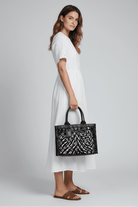 Borsa rigida a rete nera con sacca zebrata - YES SHOPBorse a spallaMATINEE'BAG7004Z-Taglia unica