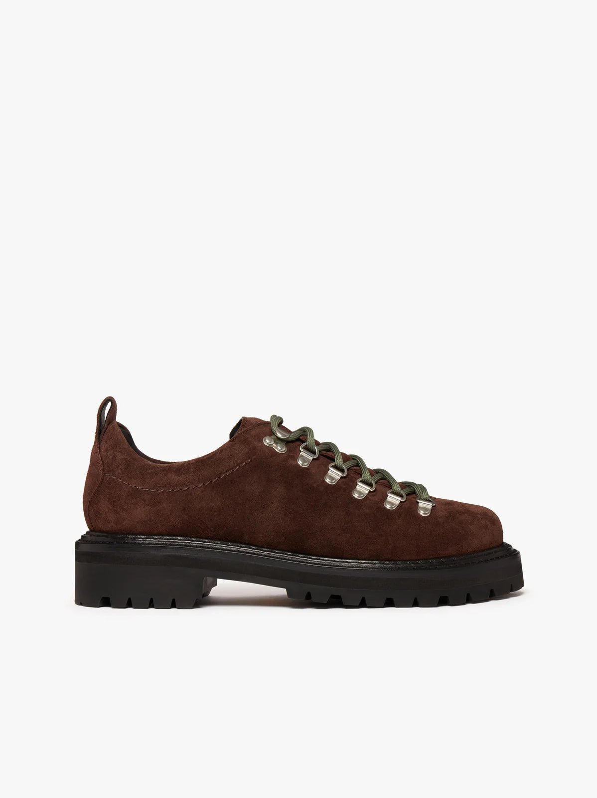 Scarpa Hiker Boots bassa in pelle scamosciata color cioccolato - YES SHOPScarpeG.H. BASSBAZ6K421-IT 39