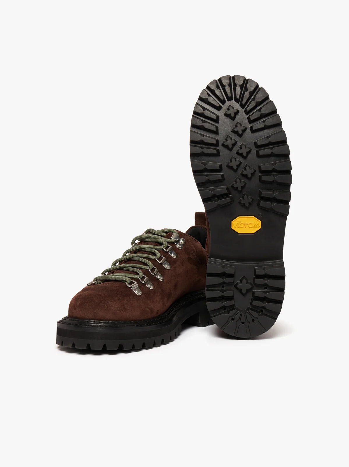 Scarpa Hiker Boots bassa in pelle scamosciata color cioccolato - YES SHOPScarpeG.H. BASSBAZ6K421-IT 39