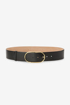 Cintura in pelle nera con fibbia ovale - YES SHOPCintureOTTOD'AMEDY4684-09162799140971