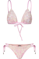Bikini rosa triangolo e slip con pizzo e paillettes - YES SHOPCostumi da bagnoMISS BIKINIV6070S/PARO-XXS3807999843771