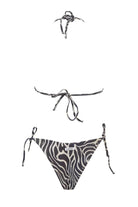 Bikini fantasia zebrata glitter top triangolo e slip fiocco - YES SHOPCostumi da bagnoMATINEE'CB7023-XXS