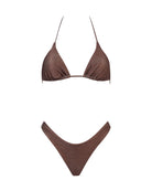 Bikini Mina a costine in lurex marrone - YES SHOPCostumi da bagnoMATINEE'CB7011-XXS