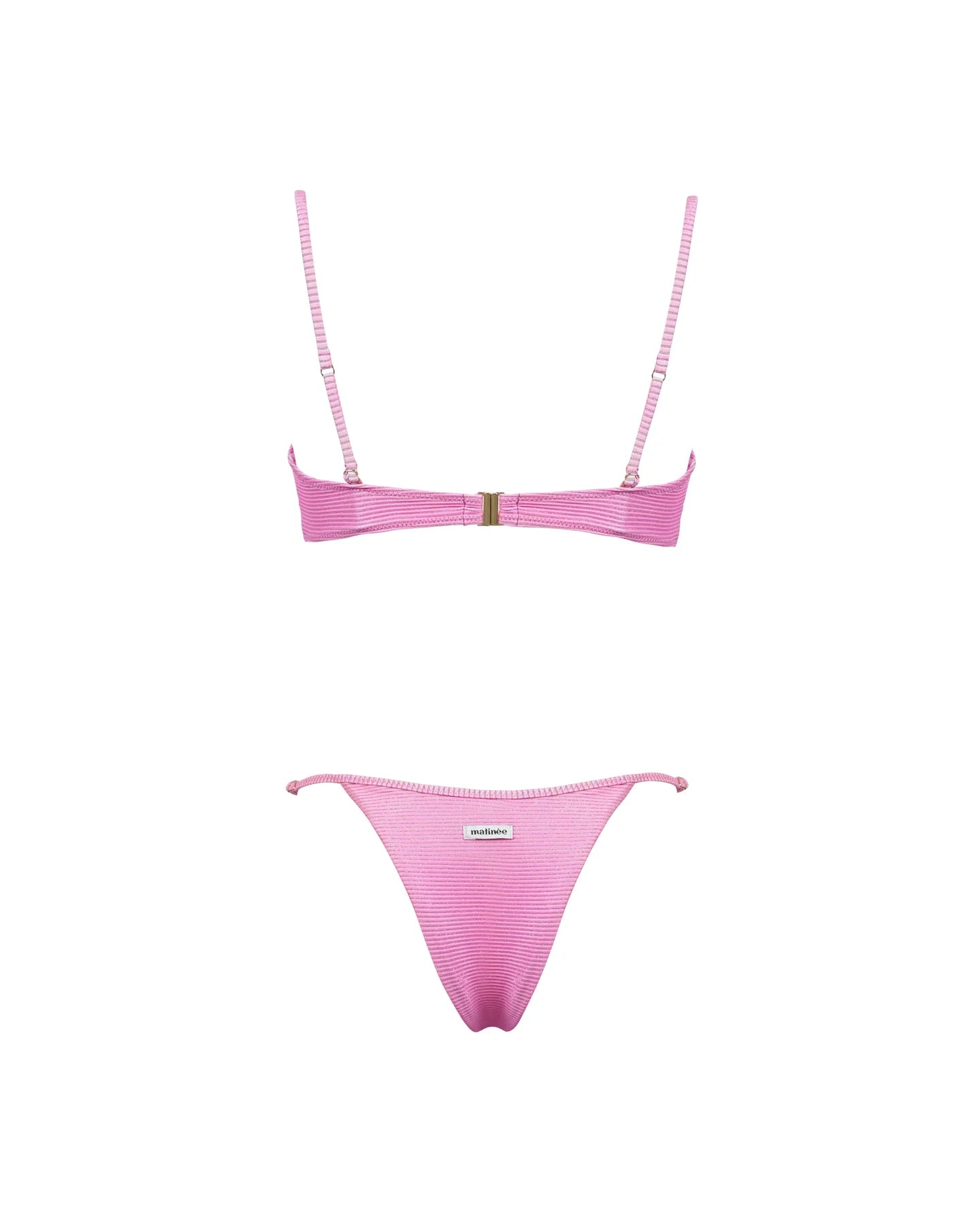 Bikini Olivia in lurex a costine rosa - YES SHOPCostumi da bagnoMATINEE'CB7030-XXS
