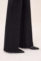 Pantalone a palazzo in lurex nero - YES SHOPPantaloniOTTOD'AMEDP0128-IT 344652799140971