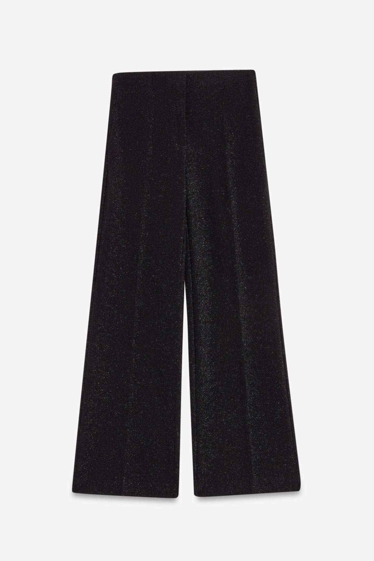 Pantalone a palazzo in lurex nero - YES SHOPPantaloniOTTOD'AMEDP0128-IT 344652799140971