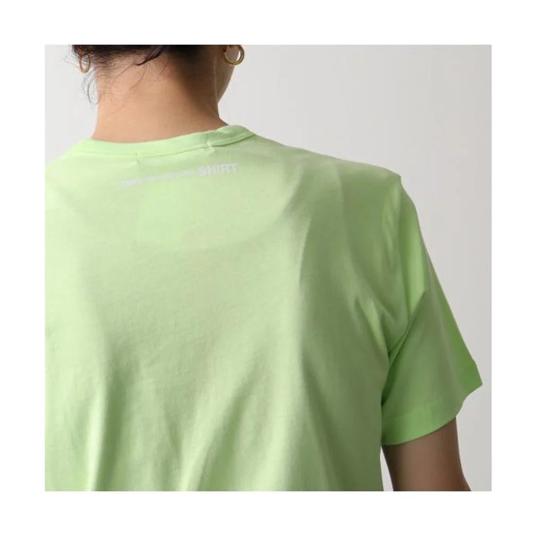 T-shirt basic classic fit verde - YES SHOPT-shirtCOMME DES GARÇONSFQ-T001-S26-1-XXS3258364068771