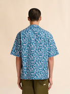 Camicia bowling in popeline blu con stampa rosa a pois - YES SHOPCamicieMARNICUMU0213A5UTC576-IT 421508214652771