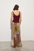 Pantalaccio patchwork a righe multicolor - YES SHOPPantaloniOTTOD'AMEDP0063-IT 347310711323771