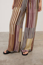 Pantalaccio patchwork a righe multicolor - YES SHOPPantaloniOTTOD'AMEDP0063-IT 347310711323771