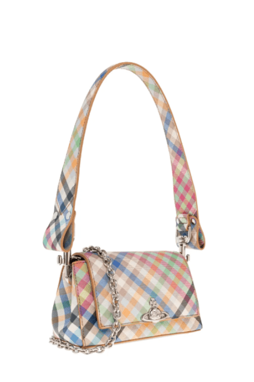 Borsa Mini Hazel in buccia d'arancia heater check multicolor - YES SHOPBorse a spallaVIVIENNE WESTWOOD4603000WW-S001S-Taglia unica5345549676771