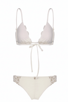Bikini panna triangolo e slip brasiliana con passamaneria romantica - YES SHOPCostumi da bagnoMISS BIKINIV6007/FALI-XXS1176000943771