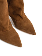 Tronchetto a cono in suede arabica - YES SHOPStivalettiGISEL MOIRE'DANA/C-IT 36