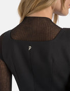 Top bustier nero con fibbie - YES SHOPTopDONDUPDC479/DD/WS0117D/999-IT 347082454503771