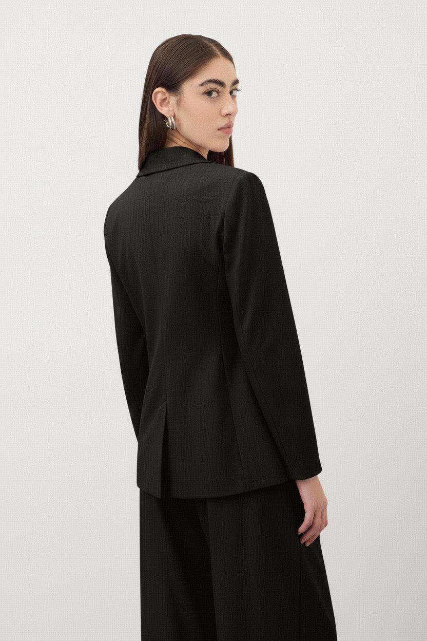 Giacca nera slim fit monopetto - YES SHOPGiaccheOTTOD'AMEDG6118-IT 347608072950871