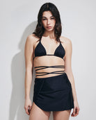 Gonna Pareo Giorgia in lycra lucida nero - YES SHOPBeachwearMATINEE'DM7006-XXS