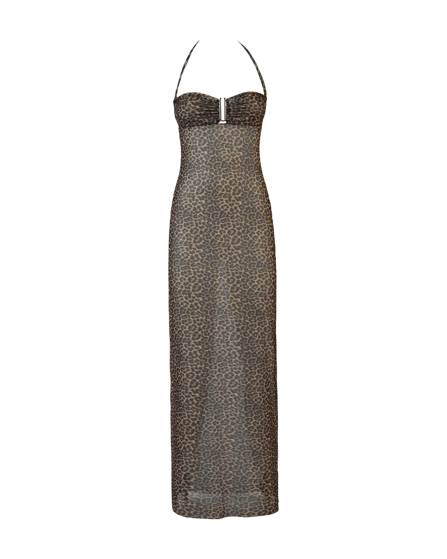Abito Milva in tulle fantasia maculato marrone - YES SHOPBeachwearMATINEE'DM7014-XXS