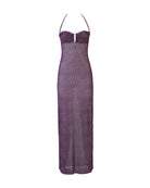 Abito Milva in tulle fantasia maculato viola - YES SHOPBeachwearMATINEE'DM7014-XXS