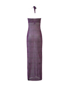 Abito Milva in tulle fantasia maculato viola - YES SHOPBeachwearMATINEE'DM7014-XXS