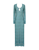 Abito Alicia in tulle fantasia maculato ceruleo - YES SHOPBeachwearMATINEE'DM7018-XXS