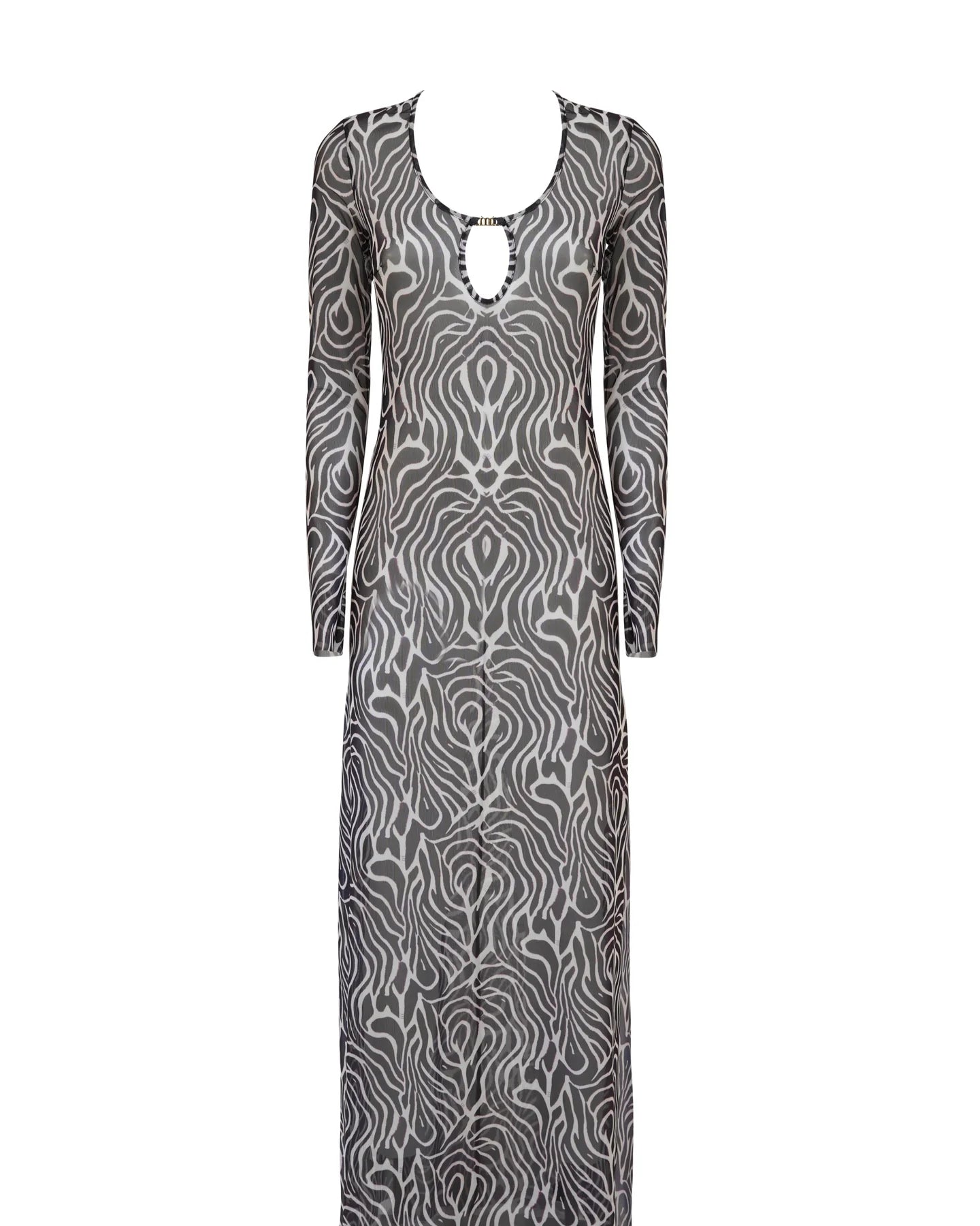 Abito Alicia in tulle zebrato bianco - YES SHOPBeachwearMATINEE'DM7018-XXS