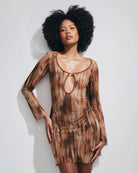Abito Anastacia in rete marrone sfumato - YES SHOPBeachwearMATINEE'DM7025-XXS