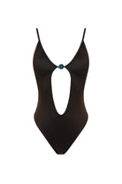 Costume Lilly intero seppia unito con pietra - YES SHOPCostumi da bagnoMATINEE'CB7056-XXS