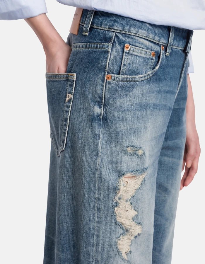Jeans Tami a palazzo sabbiato - YES SHOPJeansDONDUPDP770/DD/DFE286D/MA8-W24