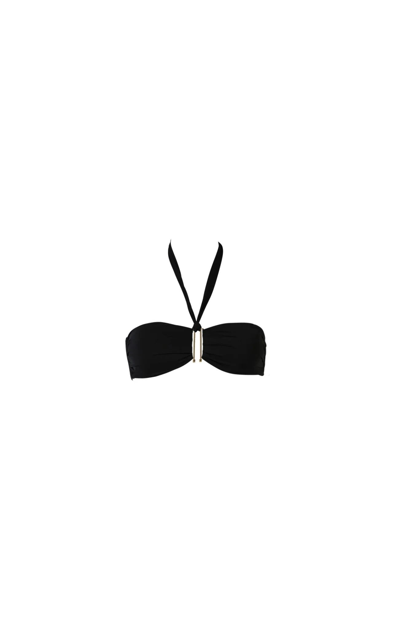 Top a fascia nero con ferretto oro - YES SHOPCostumi da bagnoMATINEE'EM2157-XXS
