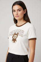 T-shirt Emilie slim fit bianca stampa Puppy charm - YES SHOPT-shirtMC2 SAINT BARTHEMI0003/09068L-XXS7568349676771