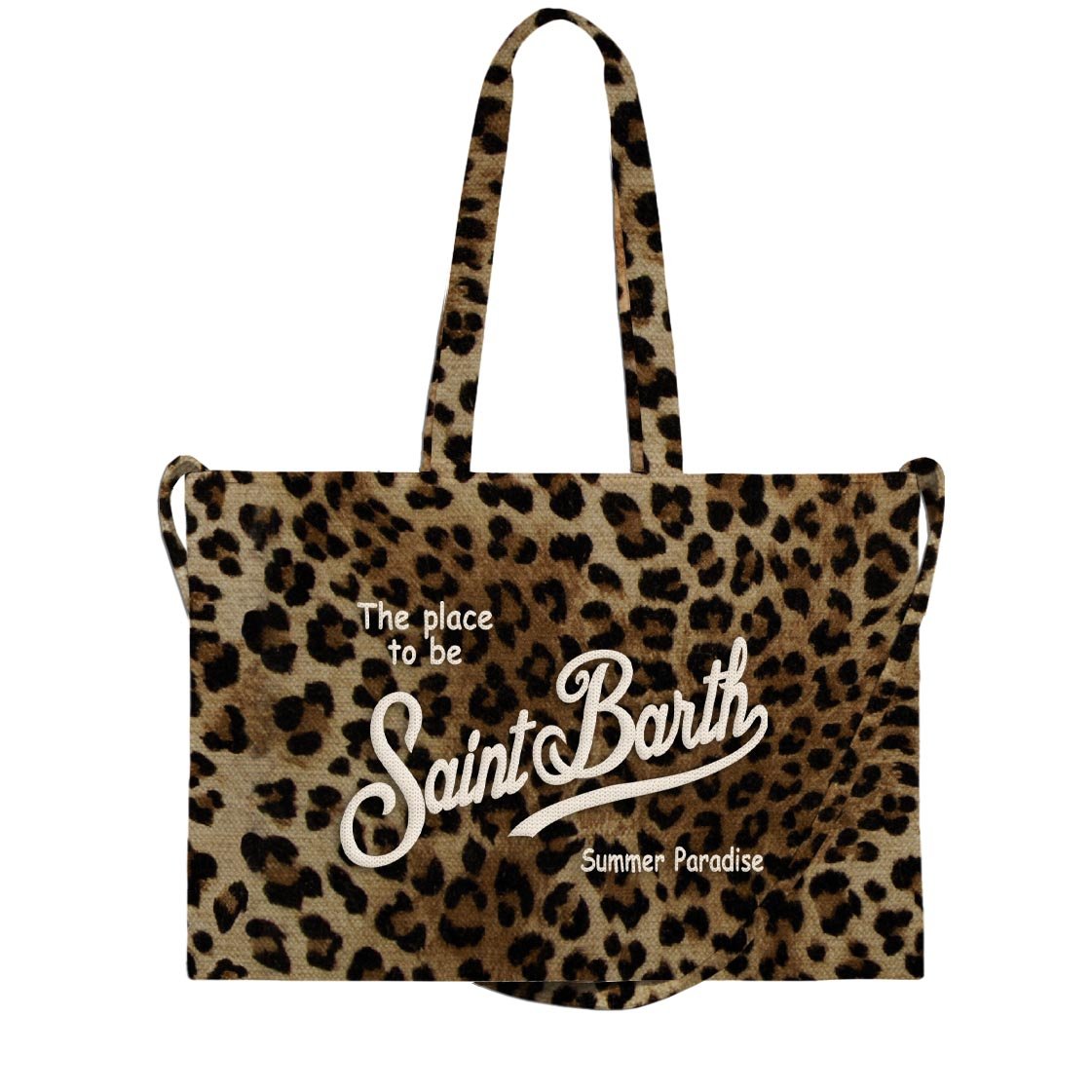 Borsa Essential in canvas stampa animalier con logo e tracolla - YES SHOPBorse a spallaMC2 SAINT BARTHEBAGN007/00653L-Taglia unica1425104964771