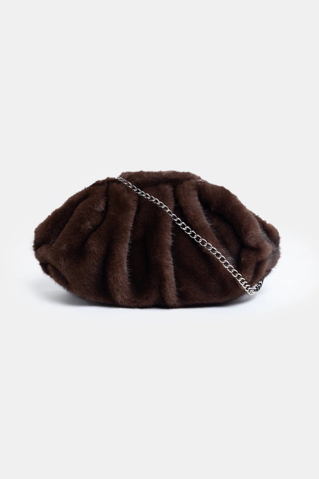Clutch in ecopelliccia marrone - YES SHOPClutchWEILI ZHENGF26AS13-Taglia unica