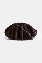 Clutch in ecopelliccia marrone - YES SHOPClutchWEILI ZHENGF26AS13-Taglia unica