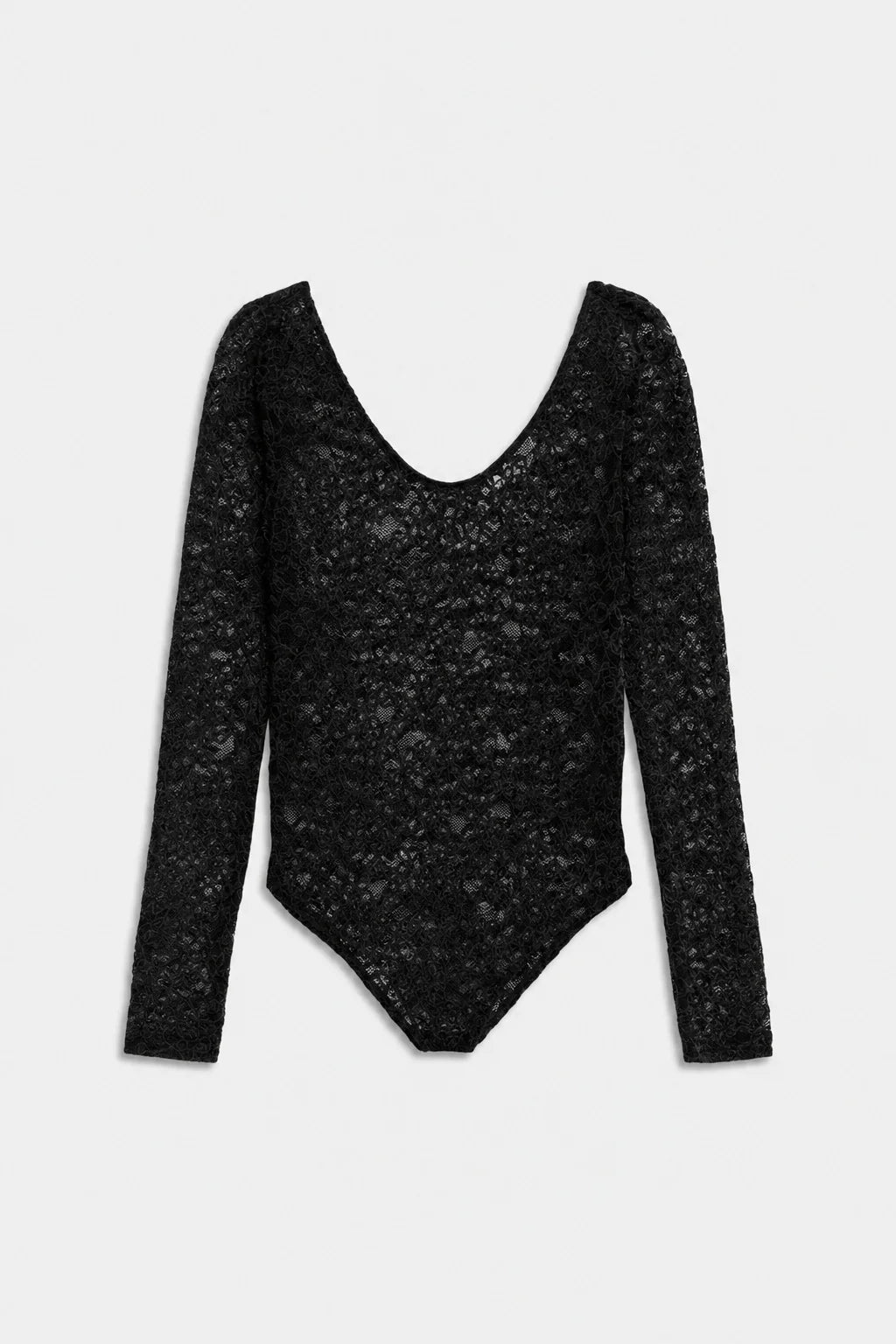 Body scollo a barca in pizzo nero - YES SHOPBodyWEILI ZHENGF26BS02-6