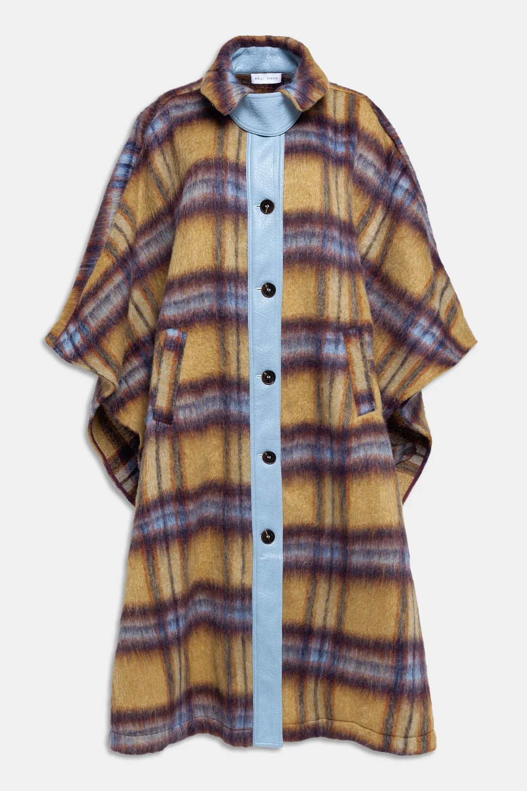 Cappa in panno check multicolor - YES SHOPCappottiWEILI ZHENGF26CL02-6