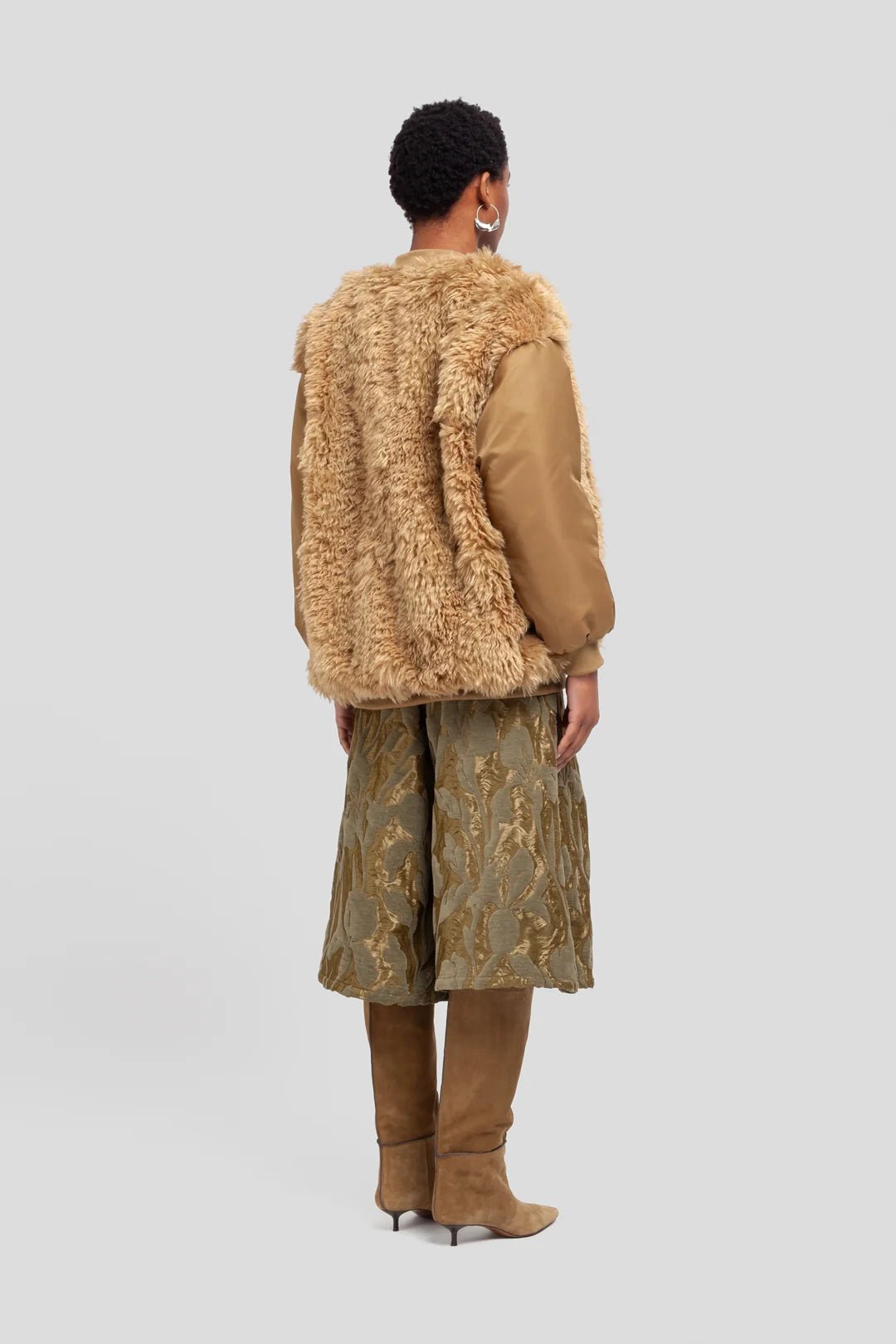 Bomber teddy miele reversibile - YES SHOPGiubbottiWEILI ZHENGF26CS13-6