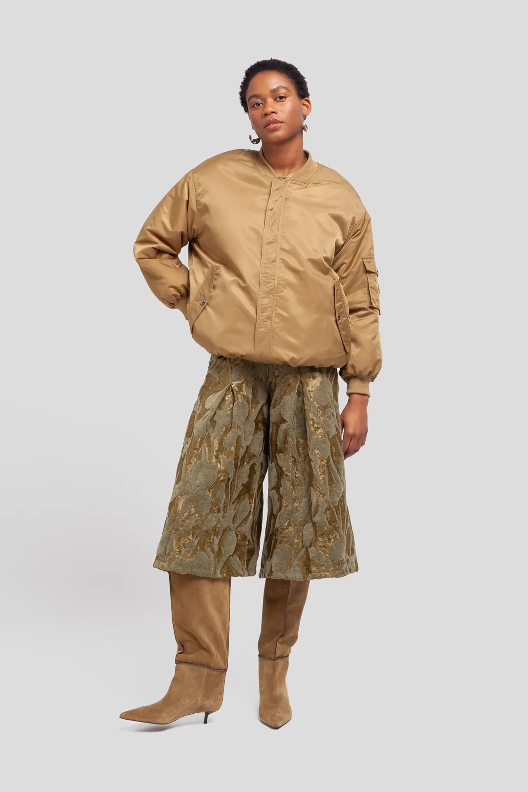 Bomber teddy miele reversibile - YES SHOPGiubbottiWEILI ZHENGF26CS13-6
