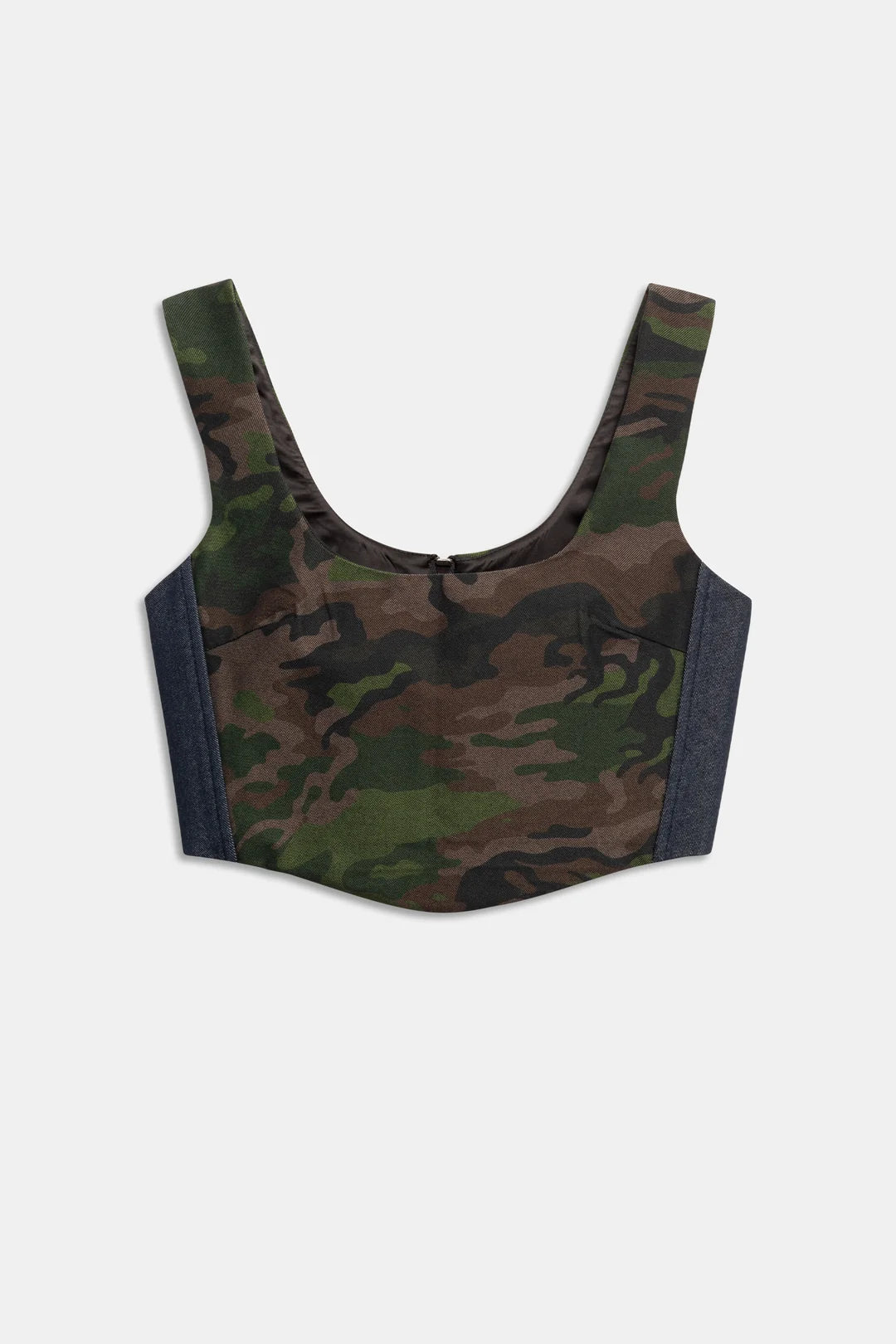 Top corsetto camouflage verde - YES SHOPTopWEILI ZHENGF26CT01-6
