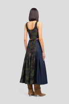 Top corsetto camouflage verde - YES SHOPTopWEILI ZHENGF26CT01-6