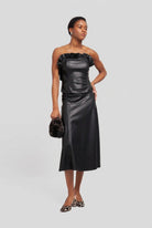 Top corsetto nero con rouches - YES SHOPTopWEILI ZHENGF26CT15-6