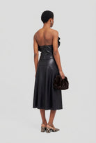Top corsetto nero con rouches - YES SHOPTopWEILI ZHENGF26CT15-6